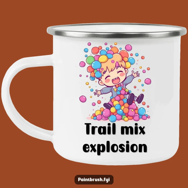 Funny Painter Camp Mug: Hilarious Art Spill Cup, Perfect Funny Gift