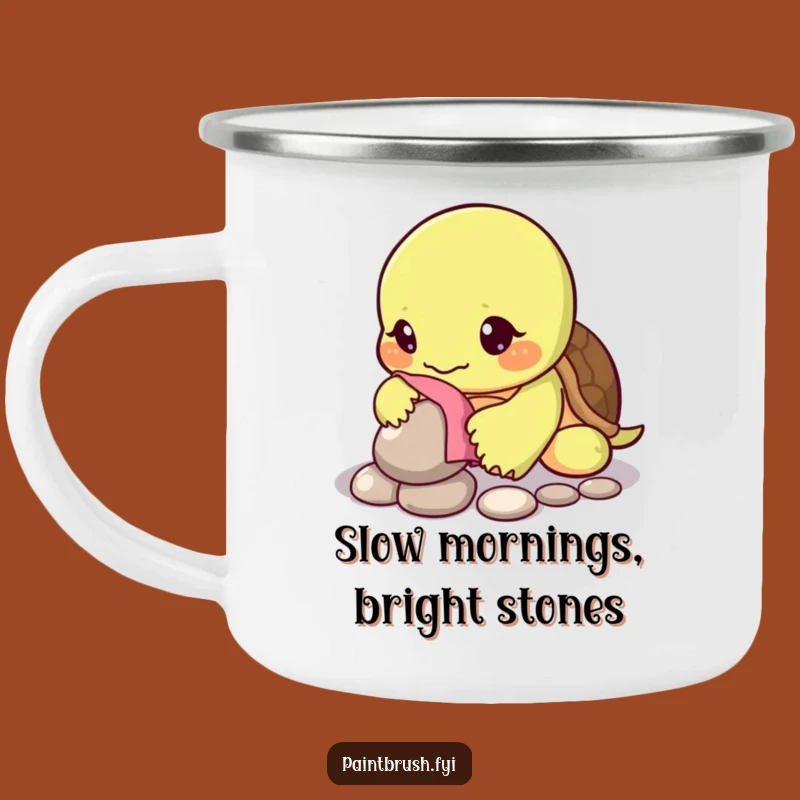 Funny Turtle Patience Camping Mug: Adventure with a Slow and Steady Spirit Gift