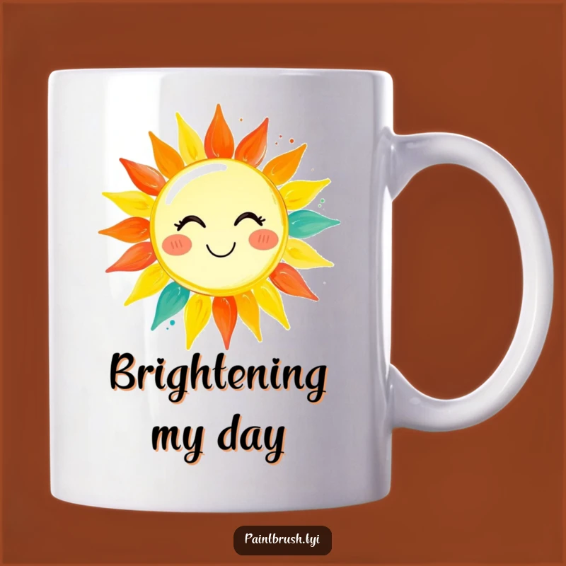 Funny Artist Sun Mug: Painting Joy, Vibrant Creations, Perfect Funny Gift for Painters
