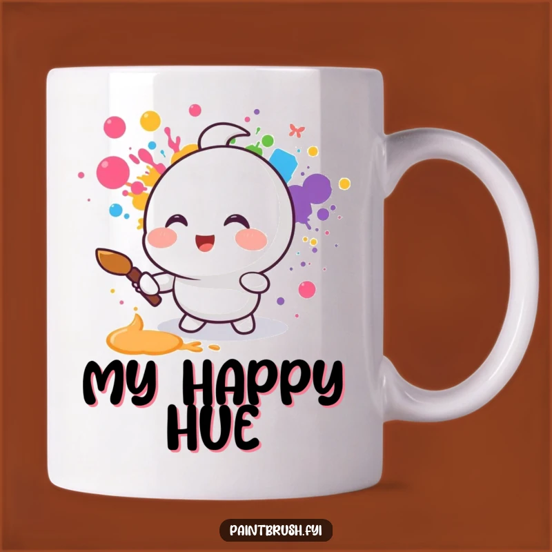 Funny Rainbow Painter Mug - Spread Joy, Perfect Gift!