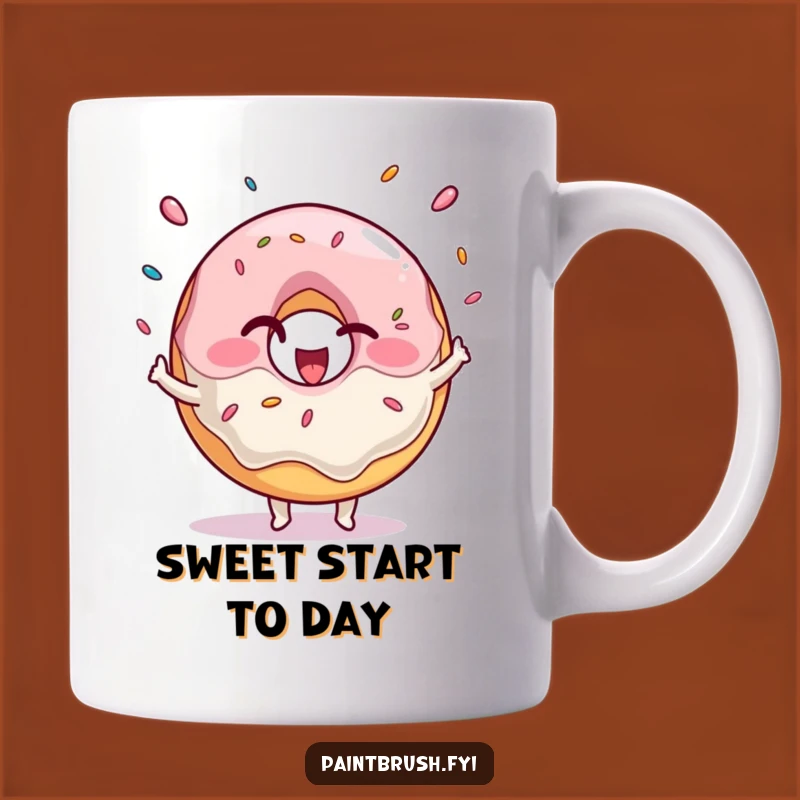 Juggling Donut Funny Mug - Winking Sprinkles Treat for Fun Lovers