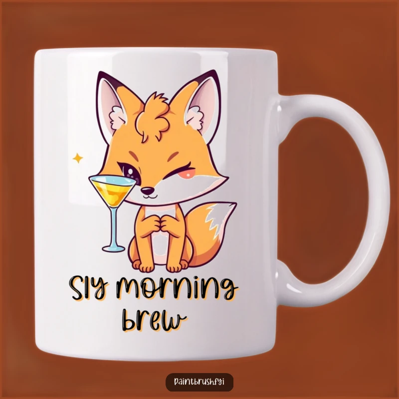 Funny Slinky Fox Cocktail Mug: Cheeky Charm, Perfect Funny Gift for Drinkers!
