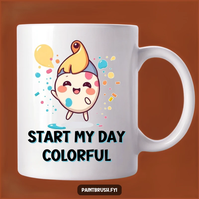 Funny Paintbrush Mug: Hilarious Artist Gift for Creative Souls