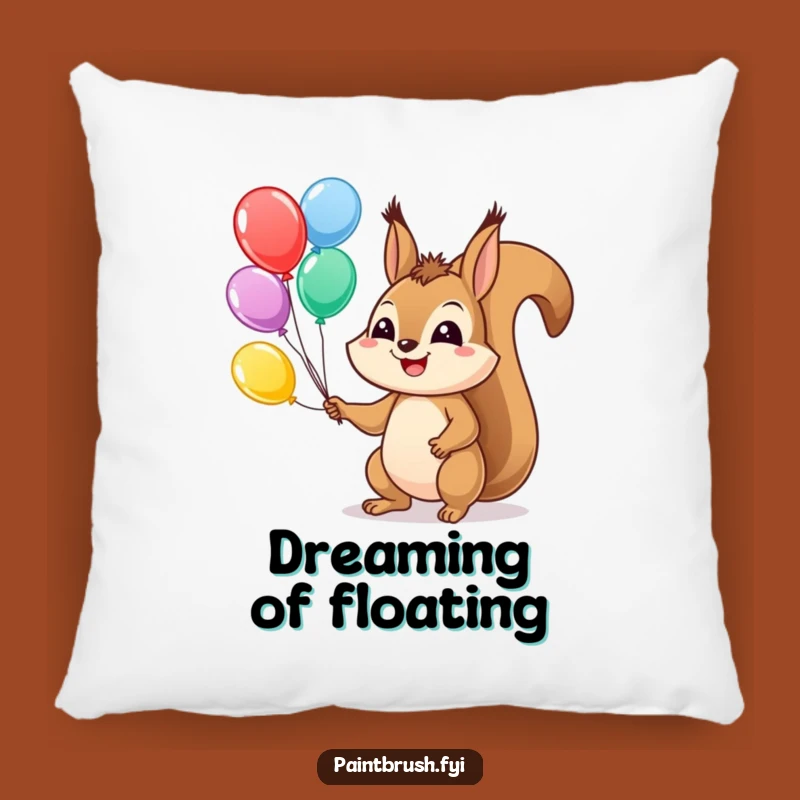 Funny Squirrel Comfort Pillow: Soft & Playful, Adorable Funny Gift for Relaxation!