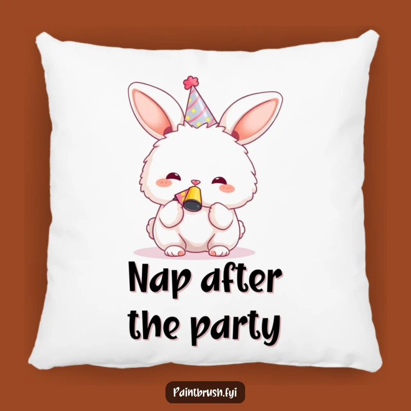 Funny Bunny Comfort Pillow: Cute Party Accent, Sweet Funny Gift for Bedrooms!
