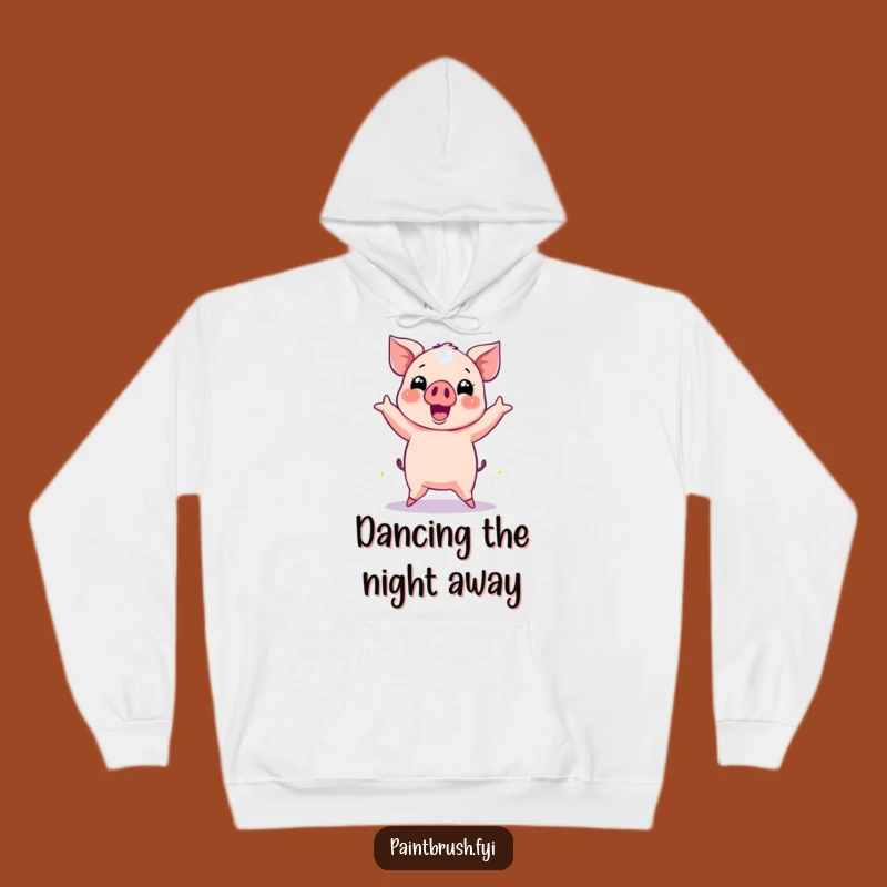 Cozy Pig Disco Hoodie: Dance & Chill, Perfect Funny Gift for Party Vibes!