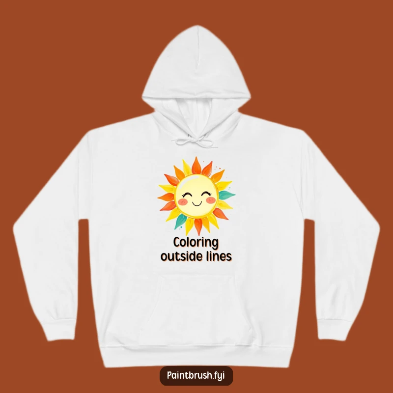 Funny Art Studio Hoodie: Painting Sunshine, Cozy and Hilarious Creative Gift