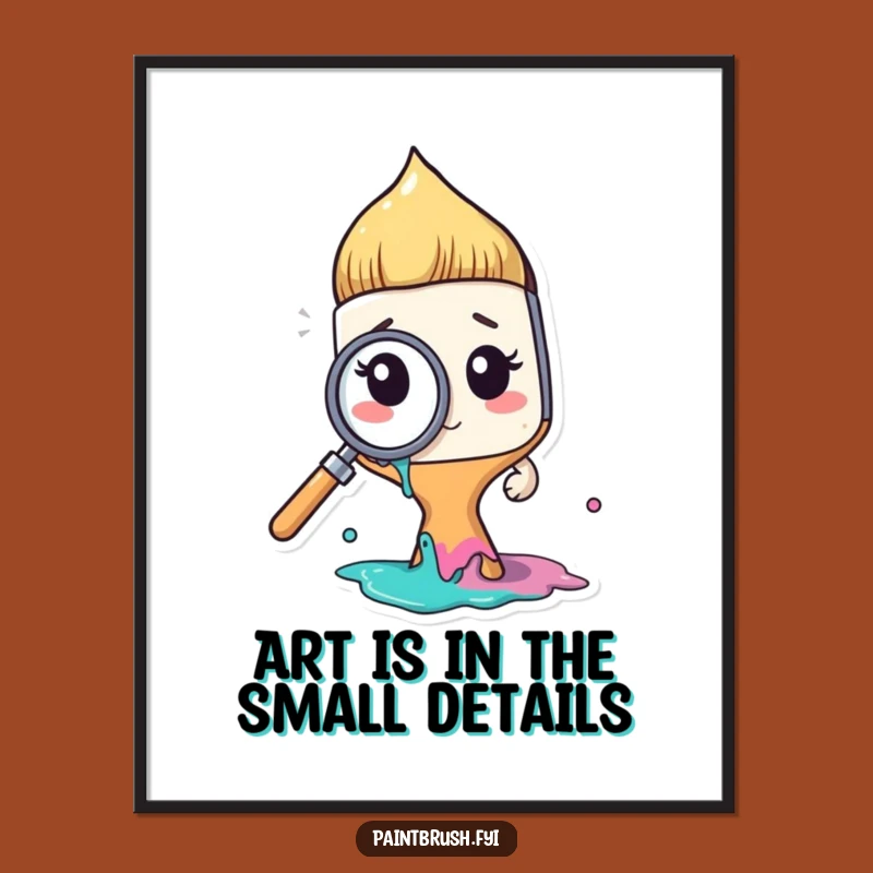 Free Printable Paintbrush Art - Funny Downloadable Decor for Artistic Spaces!