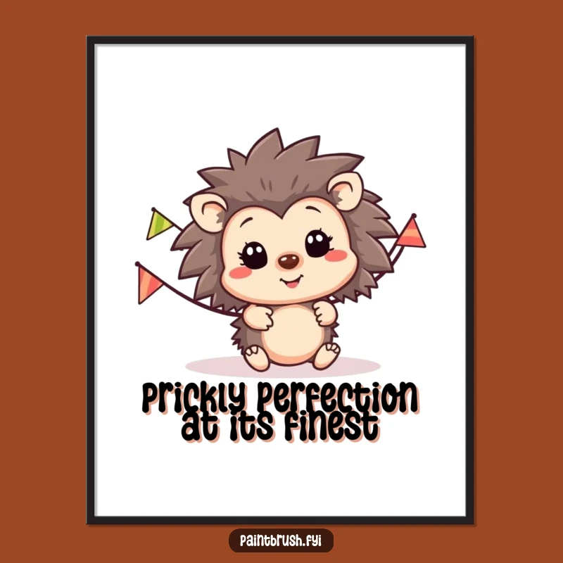 Funny Free Printable Wall Art: Hedgehog Party Banner Downloadable Decor