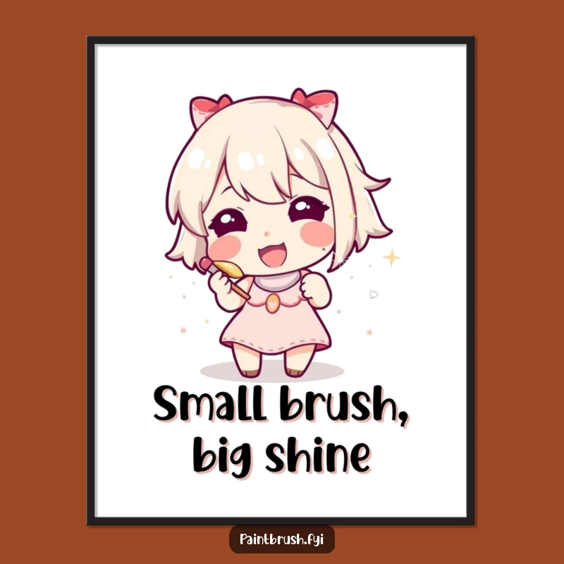 Free Printable Meticulous Glitter Artist Wall Art - Funny Downloadable Decor