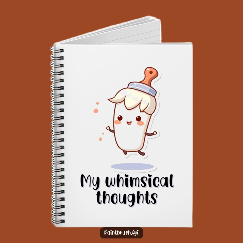 Funny Artist Notebook: Spinning Ideas, Happy Creations, Hilarious Writing Gift