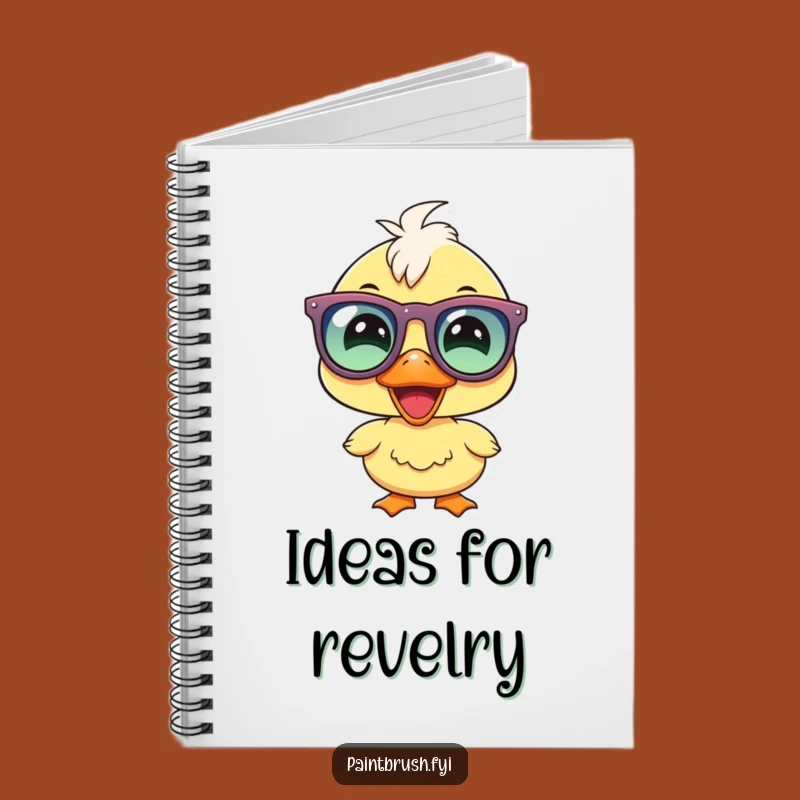 Funny Duckling Party Notebook: Joyous Character Journal for Happy Notes