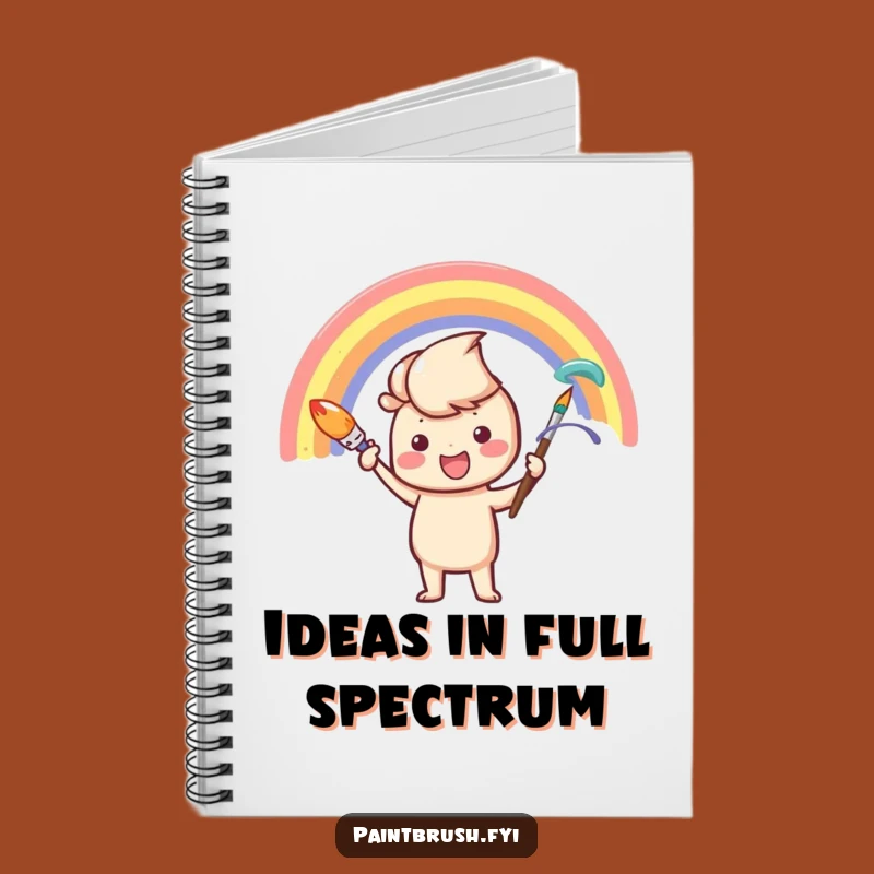 Funny Rainbow Painting Notebook: Journal Your Ideas With Artistic Flair
