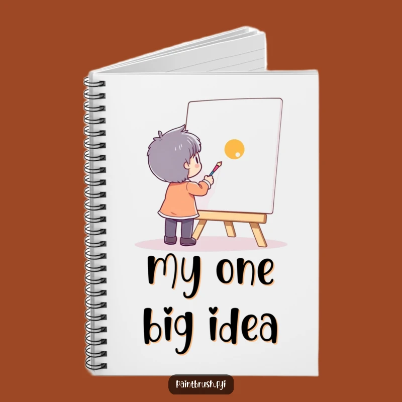 Funny Single Dot Artist Notebook: Minimalist Journal, Perfect Funny Gift