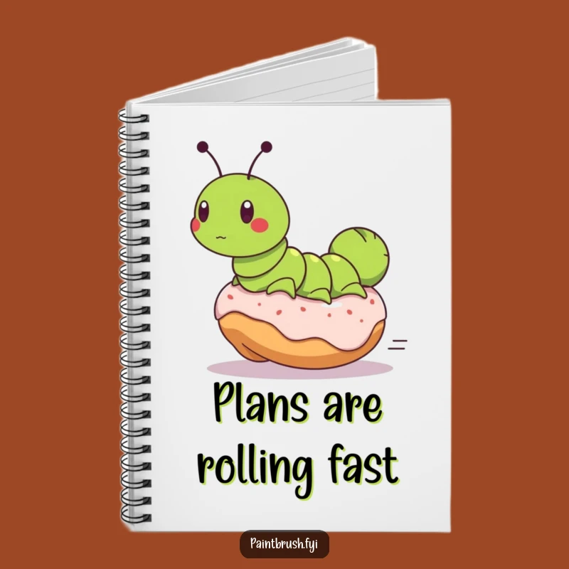 Funny Caterpillar Journey Notebook - Hilarious Planner for Sweet Adventures Gift