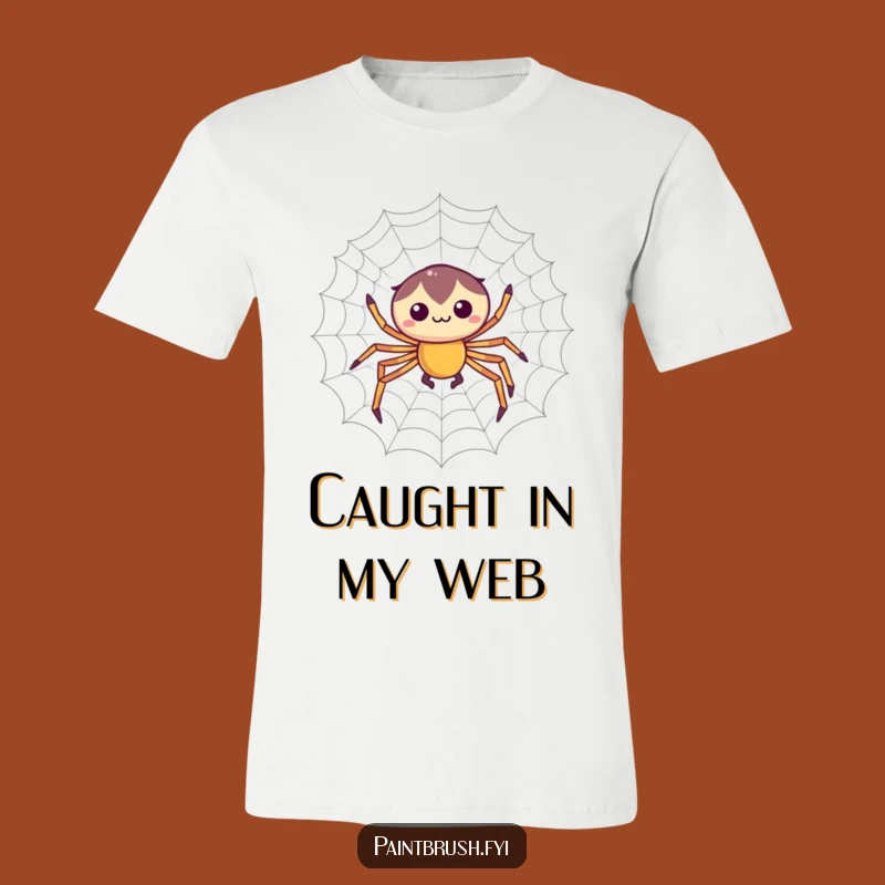 Funny Spider Web Weaver T-Shirt: Focused Artisan Crafting Precision, Hilarious Tee