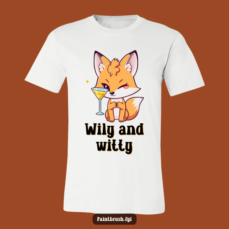 Funny Winking Fox Tee: Cocktail Hour Ready, Awesome Funny Gift for Party Goers!