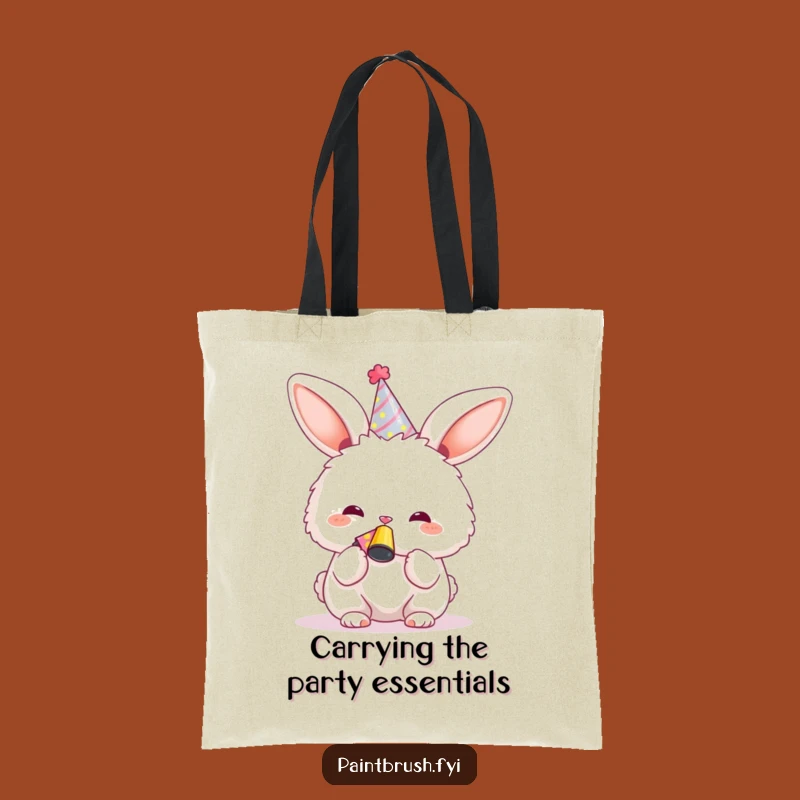 Funny Bunny Celebration Tote Bag: Carry Your Fun, Practical Funny Gift Idea!