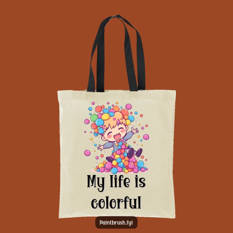 Funny Painter Tote Bag: Hilarious Art Spill Accessory, Perfect Funny Gift